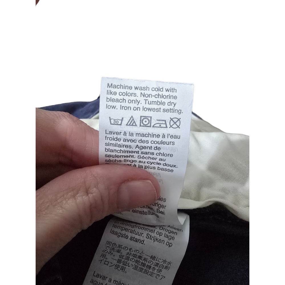 J. Crew Factory Flex Skinny Fit Washed Chino Pants In Navy Sz 32x30 - Picture 8 of 12